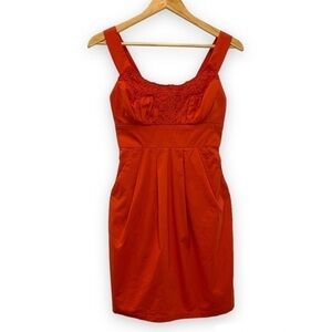 TRIXXI Crochet Lace Neckline Sleeveless‎ Dress 3